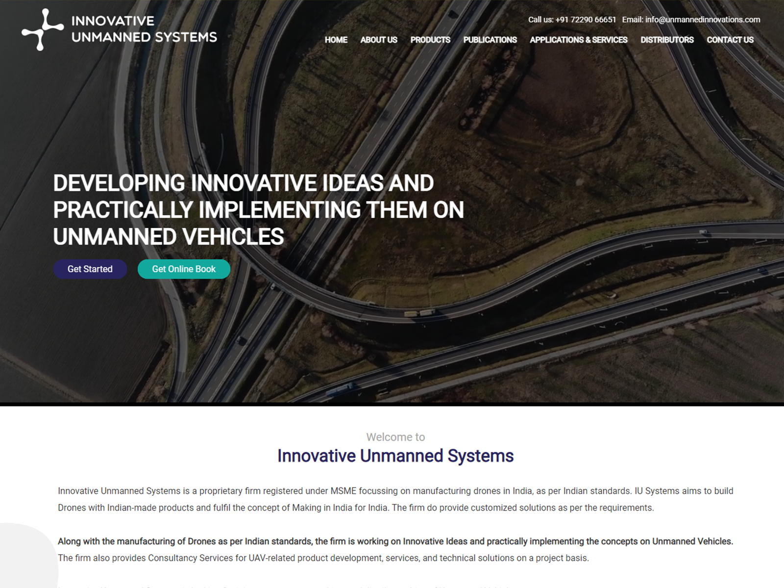 Drone Maker website Design & Devlopment