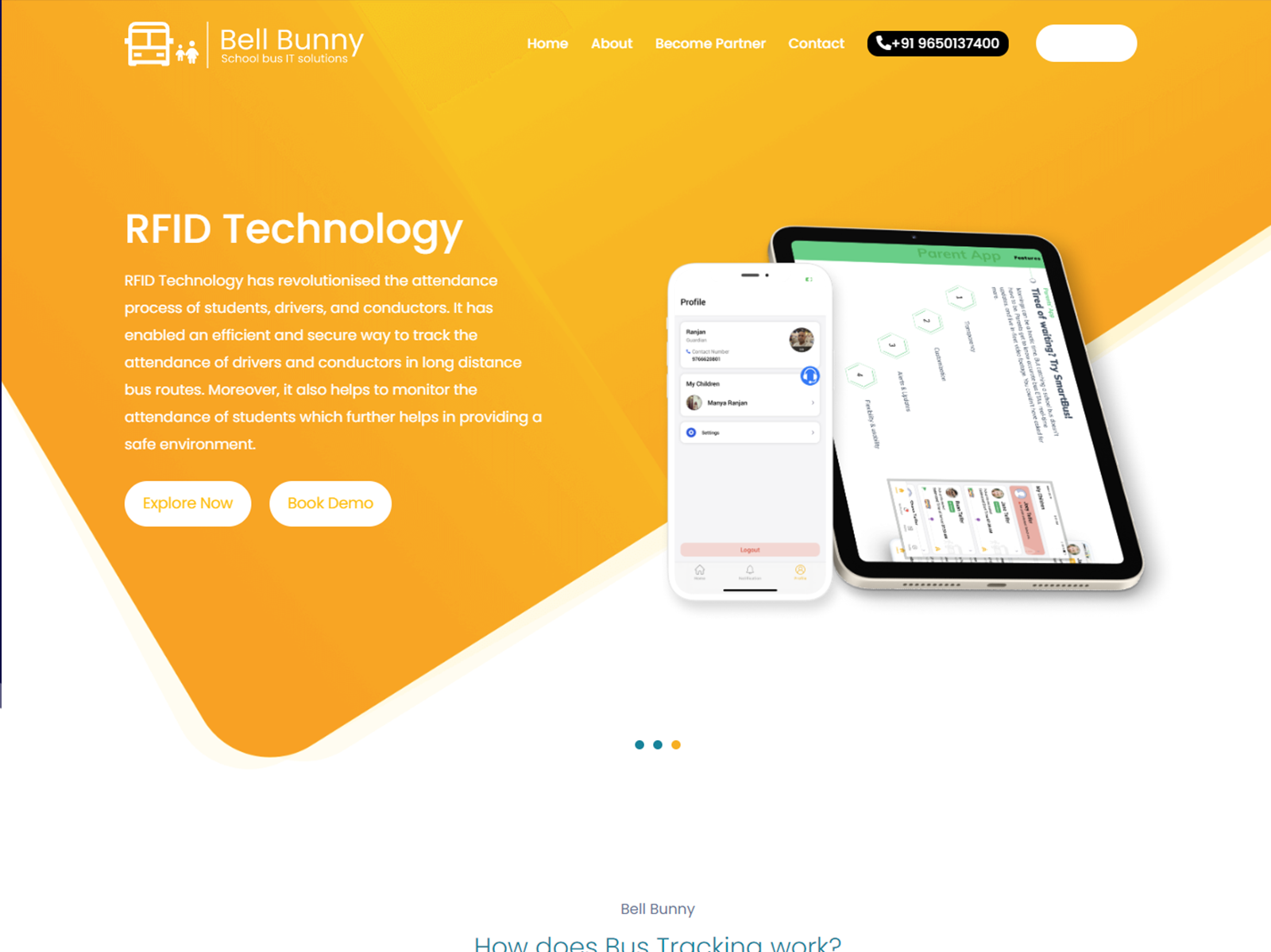 GPS tracking software Website Design