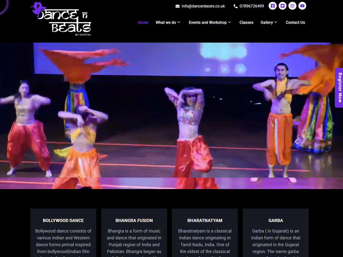 Dance Portfolio Website Design & CMS & Development