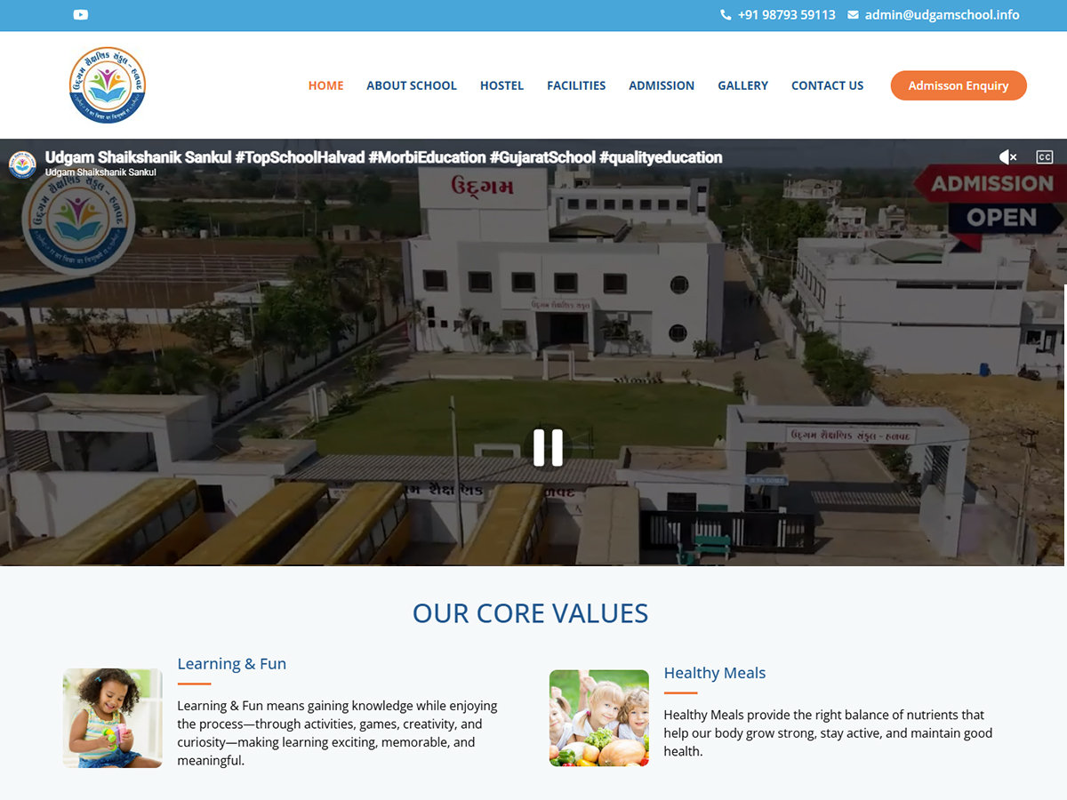 School Website Design & CMS & Development